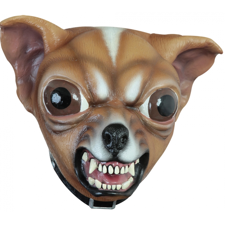 Angry Chihuahua Over the Head Mask